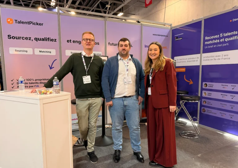 Les équipes TalentPicker étaient présentes au salon HRTech 2026