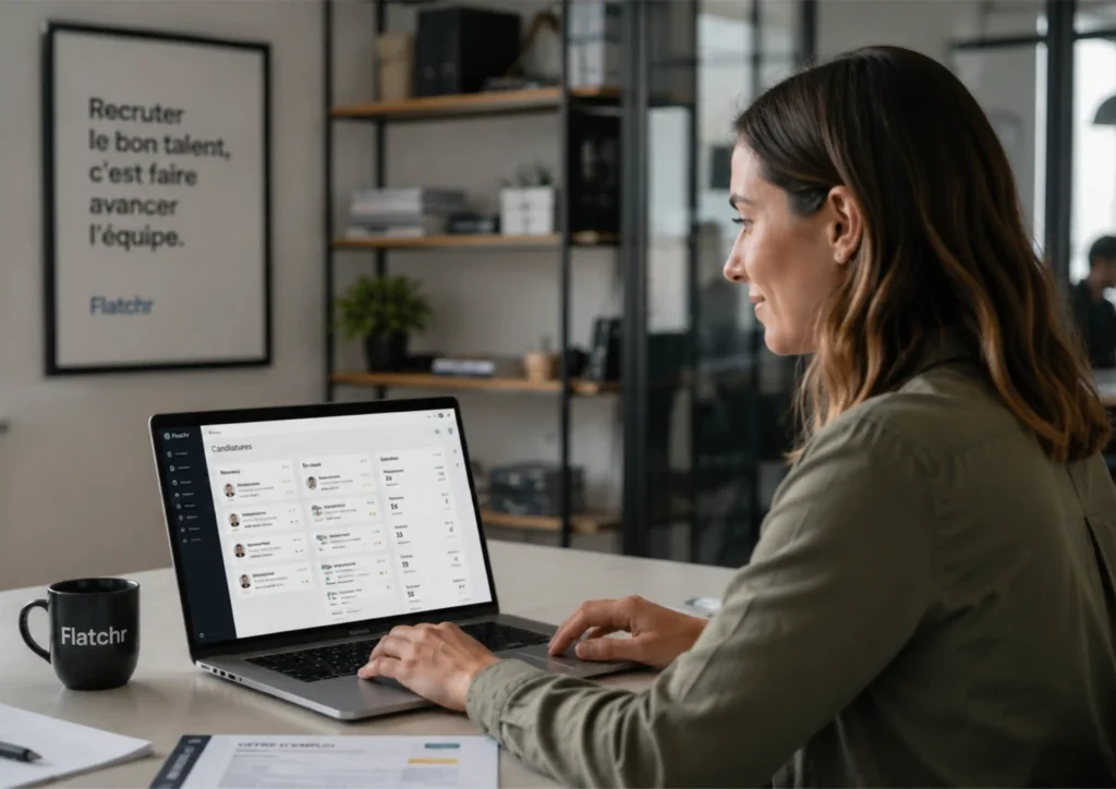 Recruteuse qui source des candidats opérationnels