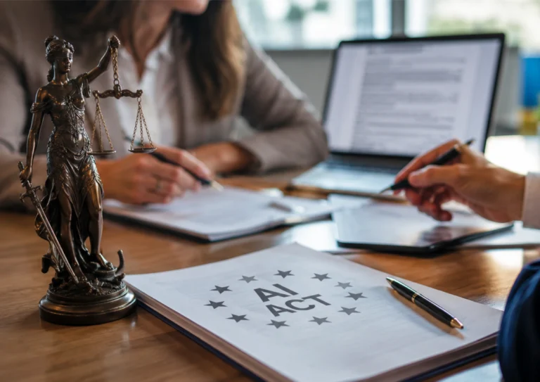 Recruteurs consultant l'IA Act pour se mettre en conformité et éviter les sanctions